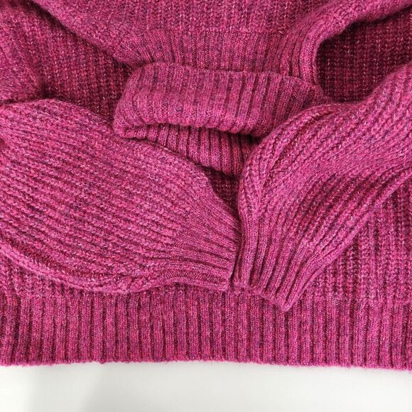 Pink Magenta Turtleneck Old Navy Sweater Size M - Picture 4 of 8